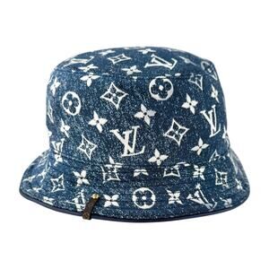 Louis Vuitton Monogram Washed Out Denim Bucket Hat